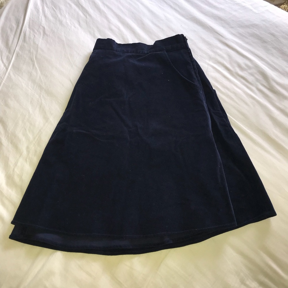 Royal Blue Skater Skirt